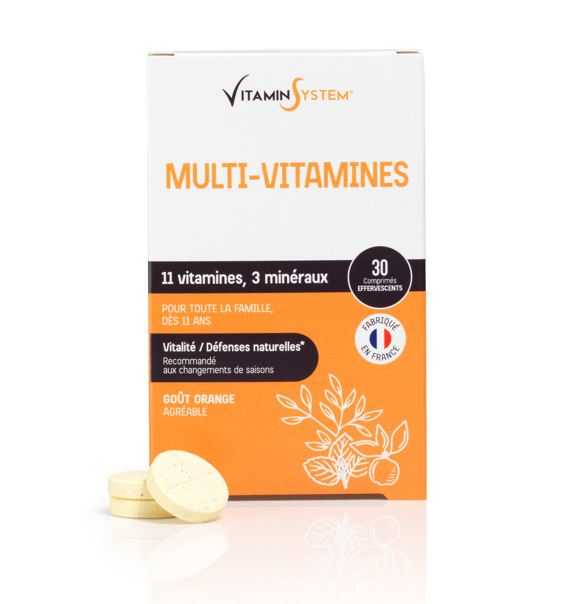 multivitamines fabriqué en france par Vitamin System 